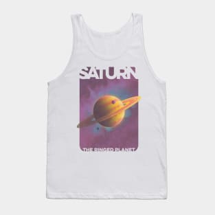 Saturn, The Ringed Planet Tank Top